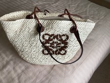 Raffia straw bag for sale  NUNEATON