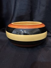 Vintage Cerâmica Califórnia RBP 8 Plantador Vaso Tigela Listras Boho Retrô Excelente Estado Usado comprar usado  Enviando para Brazil