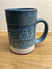 Blue ribbed stoneware for sale  TADLEY