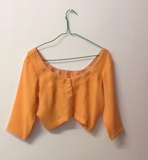 Peach saree blouse for sale  NOTTINGHAM