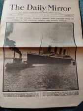 April 16th 1912 for sale  LEICESTER