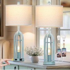 Farmhouse table lamps for sale  Wichita