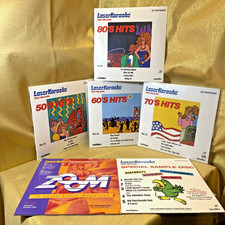 Usado, Lot of 6 Pioneer Laser Disc Singles Karaoke Video Zoom 50's 60's 70's 80's Hits comprar usado  Enviando para Brazil