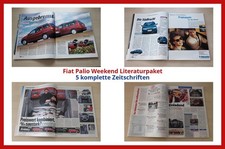 Fiat Palio Weekend Literaturpaket - 5 komplette Zeitschriften comprar usado  Enviando para Brazil
