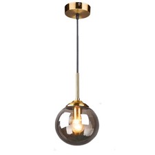 Lampa wisząca kula szklana, złota, E27, nowoczesna, 1,5 m na sprzedaż  PL