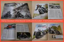 Harley-Davidson V-Rod Muscle 121PS Literaturpaket - 6 komplette Zeitschriften comprar usado  Enviando para Brazil