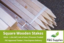 Square tree stakes for sale  ALTON