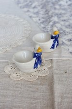 Coquetiers vintage porcelaine d'occasion  Arras