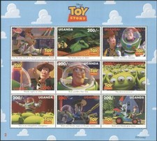 Uganda 1997 disney usato  Italia
