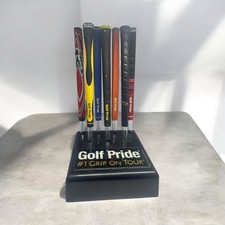 Golf Pride Grip Fitting Counter Store Display 7 Grips Black Den Office Pro Shop, usado comprar usado  Enviando para Brazil
