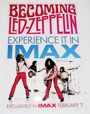 Pôster de filme Led Zep "Becoming Led Zeppelin" IMAX 19"x13" Jimmy Page / Planta, usado comprar usado  Enviando para Brazil