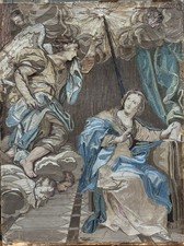 Tableau ancien broderie d'occasion  Paris IX