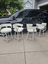 Modern white swivel for sale  Littleton