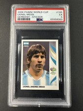 Usado, Adesivo Lionel Messi - 2006 Panini Copa do Mundo Alemanha - #185 PSA 5 comprar usado  Enviando para Brazil