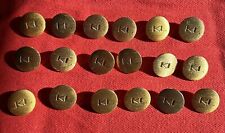 Brass gold buttons for sale  BRACKNELL