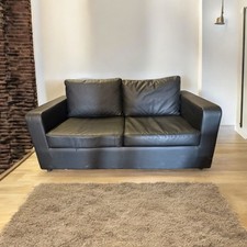 Sofa bed black for sale  PRESTON