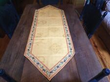 Corredor de mesa pontiagudo provençal francês luxo amarelo azeitonas feito na França 57 X 18, usado comprar usado  Enviando para Brazil