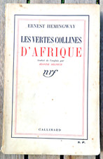 Hemingway vertes collines d'occasion  Abondant