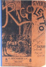 Libretto verdi rigoletto usato  Sarzana