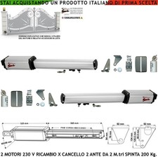Cancello automatico motori usato  Roma