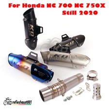 Para Honda NC700 NC750X ainda 2023 ponta de silenciador modificada escape tubo médio deslizante comprar usado  Enviando para Brazil