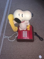 Teléfono Snoopy and Woodstock 1976 vintage - teléfono con botón giratorio de cabeza segunda mano  Embacar hacia Mexico
