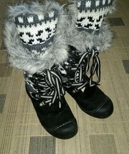 Mukluks black gray for sale  Oswego