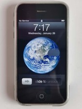Bom funcionamento Apple iPhone 1ª Geração 2G 8GB iOS 3.0 defeito de tela, No.72 comprar usado  Enviando para Brazil