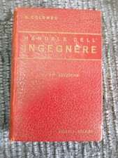 1917 manuale ingegnere usato  Napoli