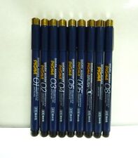 Caneta fina Sakura Pigma Micron / Preta / Conjunto de tamanhos 9 / Do Japão, usado comprar usado  Enviando para Brazil