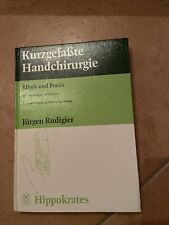 Kurzgefasste handchirurgie kli gebraucht kaufen  Saarbrücken