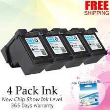 Pacote com 4 cartuchos de tinta preta #61 XL para HP DeskJet 1000 1010 1050 1051 2050 2540 comprar usado  Enviando para Brazil