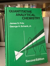 Quantitative Analytical Chemistry Fritz & Schenk 1969 Second Edition Hardcover comprar usado  Enviando para Brazil
