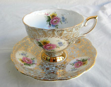 Vintage flowers gold for sale  Anderson