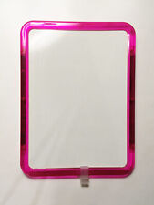 Usado, M01609-Pina de apagamento a seco barata rosa 10" x 7" estrutura de plástico 11" x 8" clipe magnético comprar usado  Enviando para Brazil
