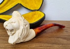 Lion block meerschaum for sale  CHESTER