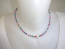 Collier halskette bunt gebraucht kaufen  Alsfeld