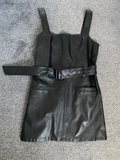 Black pvc leather for sale  DERBY