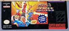 World Heroes (Super Nintendo Entertainment System, 1993 SNES) Testado e Funcionando  comprar usado  Enviando para Brazil