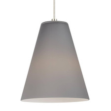Generation Lighting Mati 7,5 pol. L x 8,9 pol. Pingente cone H 1 cinza fosco claro comprar usado  Enviando para Brazil