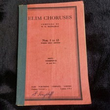 Elim choruses hymnal for sale  GATESHEAD