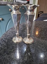 Silver posy vases for sale  LONDON