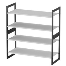 Usado, Sapateira de 4 camadas com tecido não tecido, prateleira empilhável, estrutura quadrada de metal comprar usado Usado, Sapateira de 4 camadas com tecido não tecido, prateleira empilhável, estrutura quadrada de metal comprar usado  Enviando para Brazil