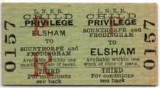 Railway ticket scunthorpe for sale  CRAWLEY