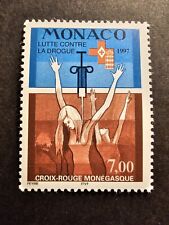 Selo França Mônaco Cruz Vermelho Monegasco N°2106 Novo Luxo MNH 1997 comprar usado  Enviando para Brazil