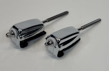 Usado, Garras e hastes de tensão para bateria de baixo cromado Mapex (2 peças) comprar usado  Enviando para Brazil
