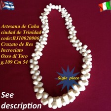 Collana croce osso usato  Catania