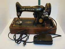 SINGER EG409107 MÁQUINA DE COSTURA PORTÁTIL COM MOTOR BAJ3-8 PATENTEADO 1949 CANADÁ comprar usado  Enviando para Brazil