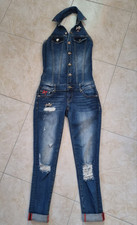 Salopette jeans donna usato  Chioggia