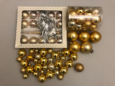 Weihnachtsbaumkugeln gold silb gebraucht kaufen  Seevetal